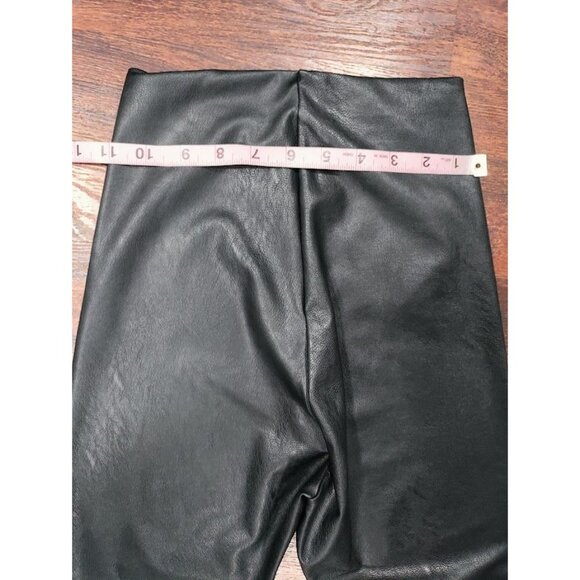 Commando Faux Leather Pull On High Waisted Skinny Leggings Black Women's Small - Picture 6 of 7